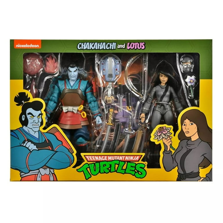 ネカ　ミュータントタートルズ　 チャカハチ　ロータス TMNT neca Teenage Mutant Ninja Turtles Chakahachi and Lotus Action Figures