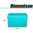 thumbnail image 2 of Pieces Index Card Box Flash Card Holder Notecard Box Index Card Organizer Flashcards for Recipes Filing Notes, Addresses and Recipes Red, Yellow, White, Green, 2 of 7