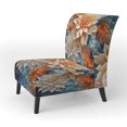 thumbnail image 3 of Designart "Jaune Beige Abstrait Fractal Euphony Infini" Chaise d'Appoint Moderne Rembourrée - Fauteuil Moderne pour Salon, 3 of 7