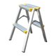 thumbnail image 3 of Escalera plegable de 2 escalones con pedal ancho, portátil, antideslizante, ideal para garaje, hogar, interior, exterior, jardín, coche, etc., 3 of 8