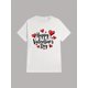 thumbnail image 4 of His & Hers Valentine's Day T-Shirts, Casual Crew Neck, Short Sleeve, Polyester, Machine Washable, Summer Essential, Red Heart Design, Valentines Tshirts Tee For Adult, WOMEN, WoWOMEN, Teen, Teenager,, 4 of 7