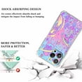 thumbnail image 3 of Magic Galaxy Planet Case for iPhone 14 Pro,Aesthetic Art Design Pattern Soft Full TPU Bumper Cover, 3 of 5