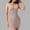 Beige, variant on SELONE Women's Shapewear Bodysuits V Neck Sleeveless Backless Spaghetti Strap Push Up Shaping Solid Bodyshaper 1 Piece