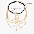 thumbnail image 3 of Delicate Multi-layer Hollow out Leg Chain Woman Punk Thigh Chain Nightclub Carnivals Seaside Party Sexy Thigh Jewelry, 3 of 4