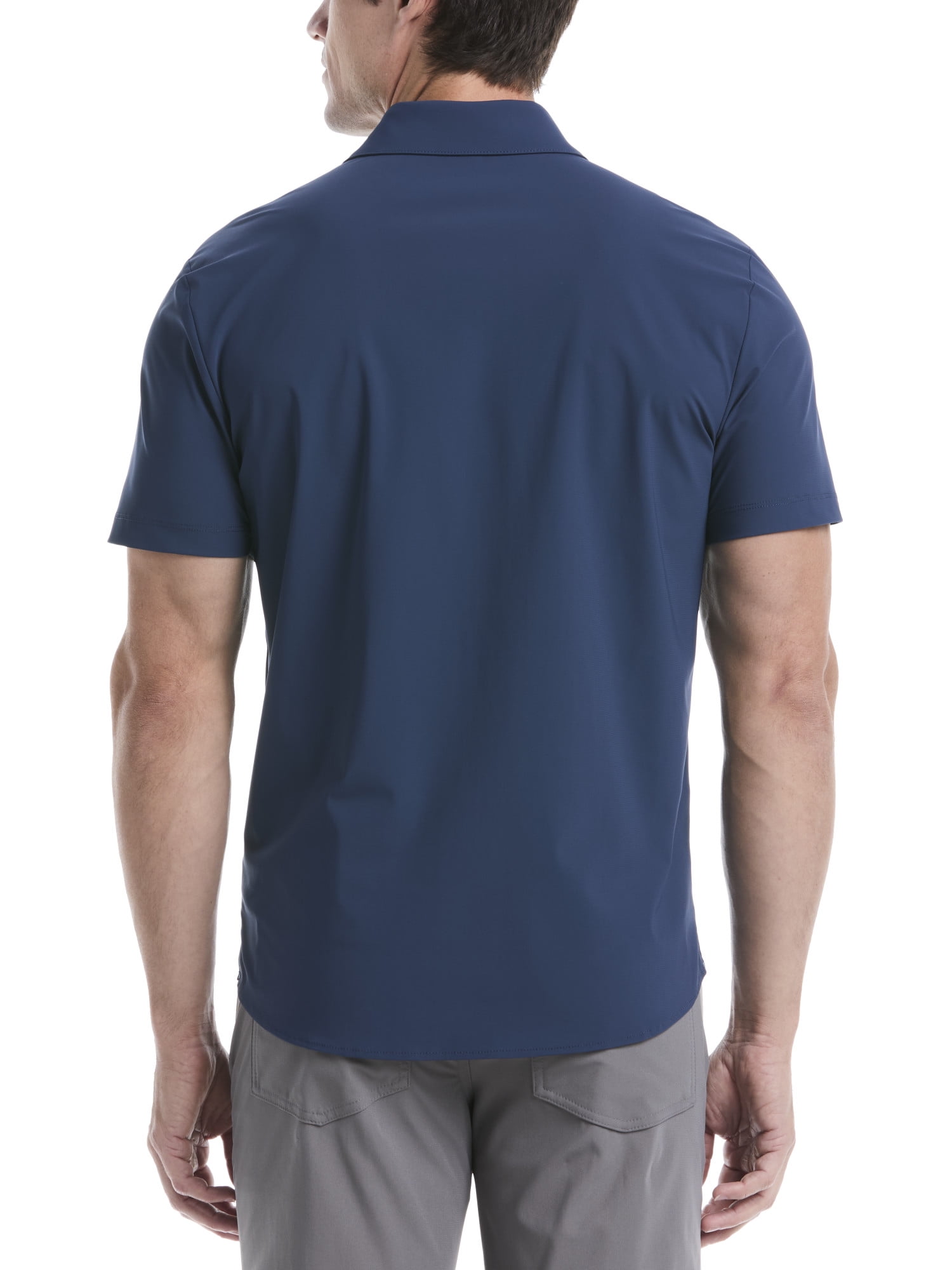 Ben Hogan Men's and Big Men's Performance Short Sleeve Button-Down Golf Shirt, Size S-5XL