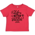 thumbnail image 3 of Inktastic Life is Better at The Beach with Sunshine Seashell and Palm Trees Boys or Girls Baby T-Shirt, 3 of 5