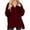 Wine-01, variant on STETMN Oversized Sweatshirt for Women Casual Button Henley Neck Pullover Tops Fall Fashion Cozy Outfits