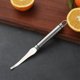 thumbnail image 4 of Pela naranjas y abre frutas de acero inoxidable | Herramienta separadora de pulpa de fruta | Mango ergonómico | Fácil limpieza, apto para lavavajillas | Compatible con naranjas y pomelos | 22 cm | 1, 4 of 9