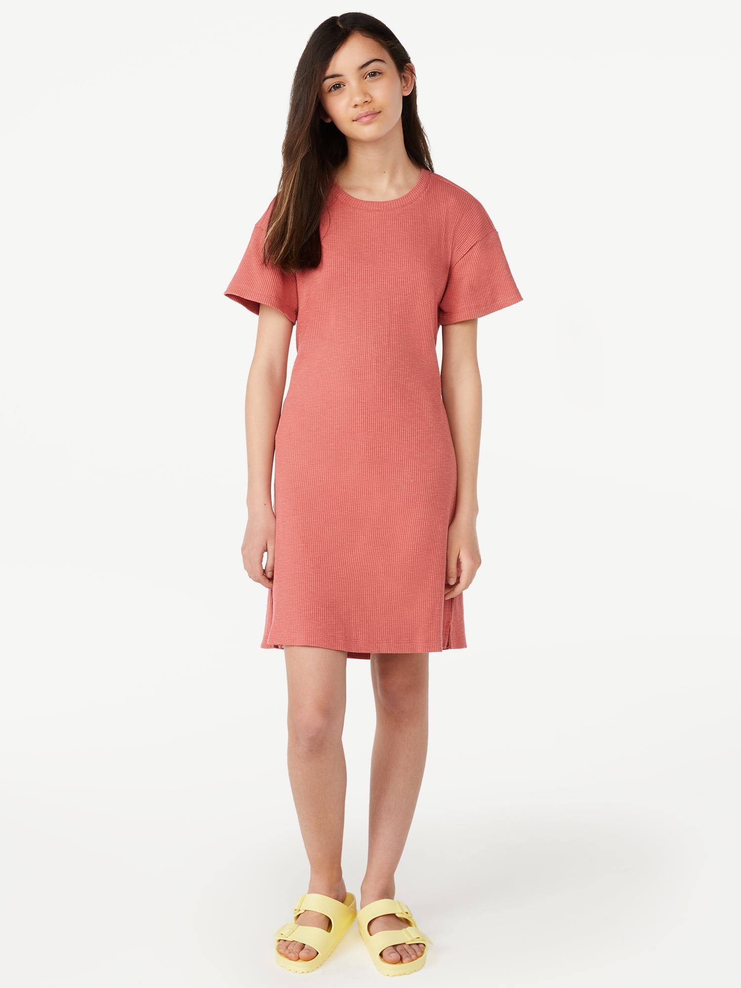 Assembly Girls Rib Knit T-Shirt Dress 