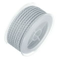 thumbnail image 3 of Unique Bargains Nylon Thread Twine Beading Cord 3mm Extra-Strong Braided Nylon Crafting String 4M/13 Feet, Light Grey, 3 of 7