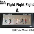 thumbnail image 1 of 1:64 Scale Race Medal Figures Diorama Outdoor Fighting Baseball Bat Model Gift, 1 of 2