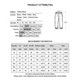 thumbnail image 2 of LilyLLL Mens Cotton Linen Breathable Straight Leg Trousers Summer Causal Pants, 2 of 4
