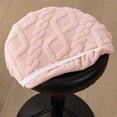 thumbnail image 2 of Gumesh 1-Pack Stool Covers Round, Elastic Bar Stool Covers Washable Stool Cushion Slipcover Stretchy Bar Chair Seat Cover for 12-14 Inch Chair, Pink, 2 of 6