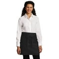 thumbnail image 2 of Port Authority Easy Care Half Bistro Apron with Stain Release-One Size (Black), 2 of 2