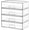 Clear-12.2 In Width, variant on 2 Pack Clear Stackable Storage Drawers, 4.4'' Tall Acrylic Organizer Bins for Cabinet, Bathroom and Undersink Storage, Makeup and Medicine Storage Containers, Durable Plastic Drawer Boxes