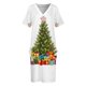 thumbnail image 4 of Vestido suelto con bolsillo y árbol de Navidad traje de verano para mujer vestidos de fiesta, 4 of 7