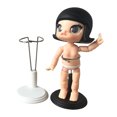 thumbnail image 1 of Injueey Soporte de plástico para muñecas para niñas, muestra la colección de muñecas con confianza y estilo Almacenamiento y organización del hogar S 18cm, 1 of 6