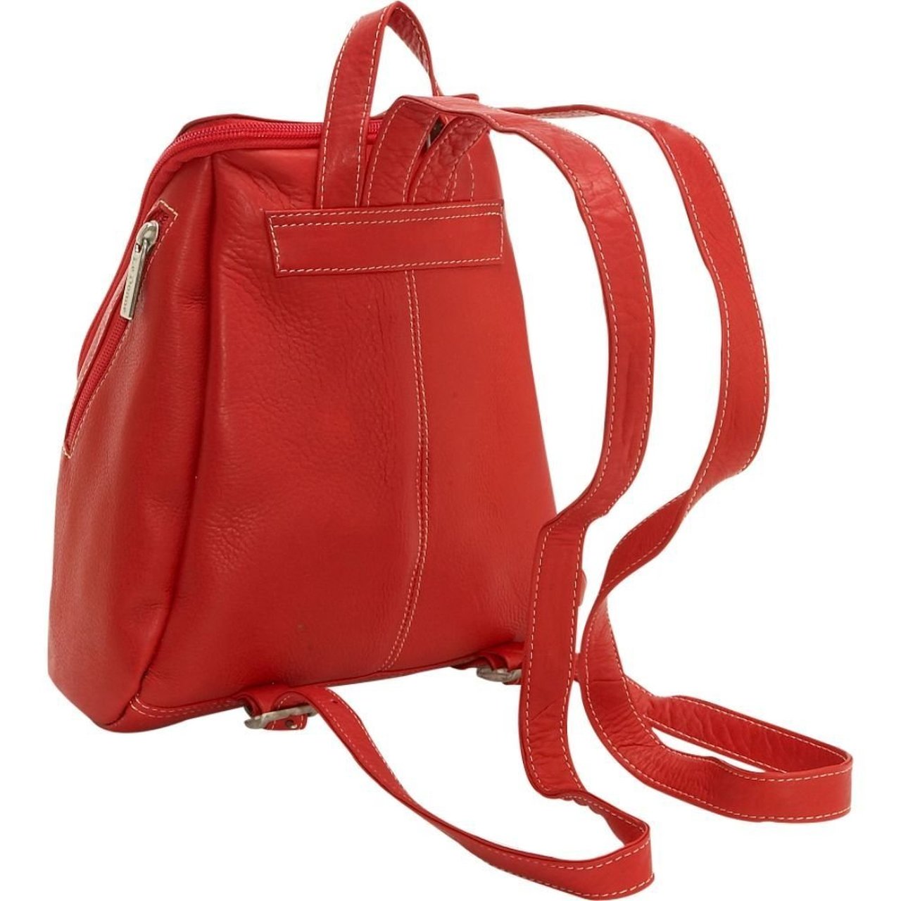 Le Donne Leather U-Zip Mini Backpack LD-030 - image 3 of 5