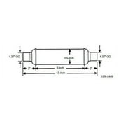 Cummins 155-2449 Exhaust Resonator Automotive Specialty Parts