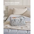thumbnail image 4 of Organizador de pañales Blissful Diary con estampado floral, azul y floral, 4 of 7