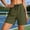 (Fashion 16)Army Green, variant on Aimik Women's Elastic High Waist Quick Dry Cargo Shorts Side Flap Pockets Knee Length Outdoor Hiking Shorts