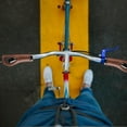 thumbnail image 4 of Puños de manillar de bicicleta, puños de candado de bicicleta de montaña de silicona líquida que absorben los impactos, 13 cm de longitud, 2,22 cm de diámetro, textura antideslizante, ajuste, 4 of 7