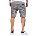 thumbnail image 2 of Lucakuins Pantalones cortos de carga para hombre, pantalones cortos de verano con cordón, ropa de calle con bolsillos Lucakuins moda, 2 of 3