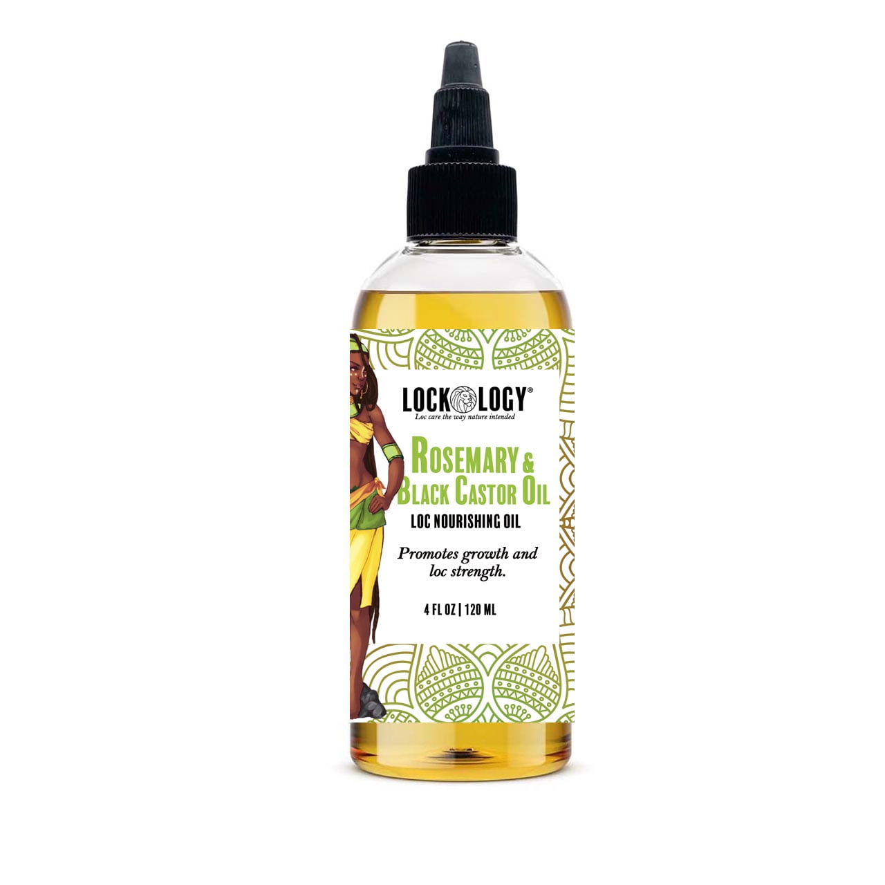 Loc Oil; Natural Rosemary and Black Castor Oil Loc Oil For Dreadlocks