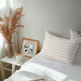 thumbnail image 5 of Outdoor Waterproof Pillow Covers Pack of 2, Pink Strips Classic Pink Lines Abstract Nature Khaki Decorative Throw Pillowcases Cushion Covers for Garden Patio Tent Sofa Couch, 20x12 inch, 5 of 8