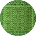 thumbnail image 1 of Ahgly Company Indoor Round Persian Green Traditional Area Rugs, 7' Round, 1 of 1