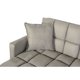 thumbnail image 3 of Sala Modular Doble Chaise Makora Travis con Memory Foam Color Gris Claro Lino Respaldo Reclinable de 3 Posiciones, 3 of 7