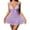 Light Purple, variant on Ujnder Women's Nightgown Lace Bodysuit with Shapewear Alluring Sheer Black M