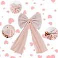 thumbnail image 2 of WMGHA 13x24 Inches Extra Large Christmas Satin Bows Christmas Tree Topper Decorations Giant Xmas Tree Toppers Bows for Home Wreath Wall Holiday Birthday Wedding Engagement Party Decor, 2 of 6