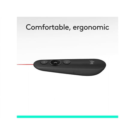Logitech - R500s Presenter Bluetooth and USB Presentation Clicker - Graphite