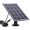 Black, variant on Solar Panel for Security Camera Solar Panel for Rechargeable Security Camera Solar Panel Adjustable Wall Mount
