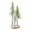 D, variant on Koiauber Mini Christmas Tree Artificial Bottle Brush Tree with Wooden Base Small Snow Frost Flocked Pine Tree