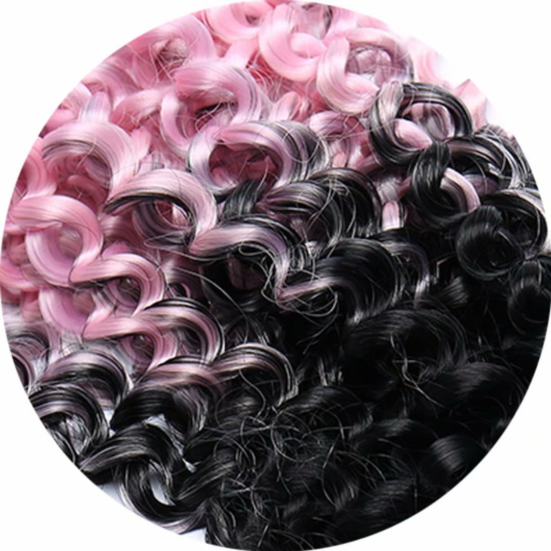 Black to Light Pink