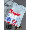 thumbnail image 3 of Stayin' Fly On 4Th July T-Shirt Women -Image by Shutterstock, Female x-Large, 3 of 4