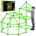 thumbnail image 1 of Kit de construcción Fort V-Opitos, paquete de 140 unidades, Glow in The Dart, para niños mayores de 4 años, 1 of 7