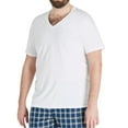 thumbnail image 3 of Hanes V-Neck T-Shirt 4-Pack Men's Ultimate Big Man Cool Comfort Short Sleeve Tee FreshIQ, 3 of 6