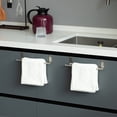 thumbnail image 6 of Chrome Over the Door Extendable Towel Holder Rack for the Kitchen, Vanity, and Bathroom, 6 of 7