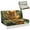 Sunflower Cat Print, variant on Psesaysky RV Jackknife Sofa Cover Anti-Slip Design Washable, Compatible with Camper Travel Trailer Furniture Protector(Geometric)