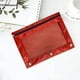 thumbnail image 1 of Estuche para carpeta de 3 anillas, estuche con cremallera suave, estuche transparente para carpeta, estuche de gran capacidad para carpeta de 3 anillas con 3 ojales reforzados., 1 of 3