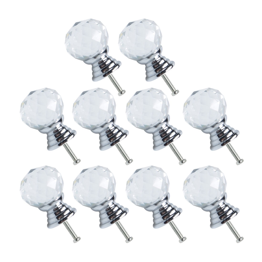 Crystal Glass Knobs Drawer Pull Handle Dresser Knob Accessory