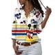 thumbnail image 3 of Disney-Camiseta de manga larga con botones para mujer, camisa informal con solapa y estampado 3D de Mickey, Minnie, Pato Donald, estilo Harajuku, y2k, novedad de 2022, 3 of 4
