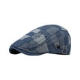thumbnail image 2 of Gorro de Hombre Fernando Gorra plana boina Azul oscuro, 2 of 8