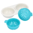 thumbnail image 1 of Microwave Egg Poacher  Double Cup Egg Boiler Cookware Kitchen Cooking Tools, 1 of 8