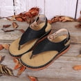 thumbnail image 3 of Sandalias clásicas Zapatos casuales para mujer, zapatos de ocio a la moda, regalo para amigos y familiares (negro 7), 3 of 6
