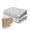 Grey,White, variant on The Peanutshell Organic Cotton Playard Toddler Bed Sheets for Baby Boys and Girls, Grey Star, 2 Pack