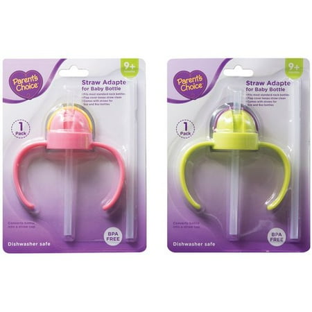 Parents Choice Straw Adapter for Baby Bottle, 1 Pack